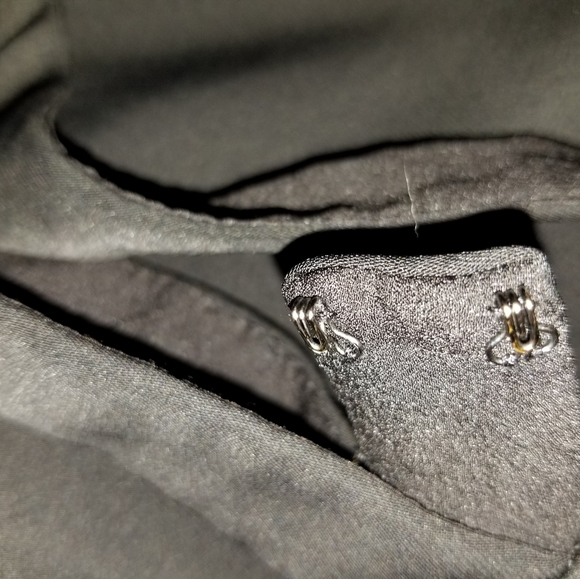 BCBGMAXAZRIA Backless Peplum Top Black Size XXS - Picture 5 of 7